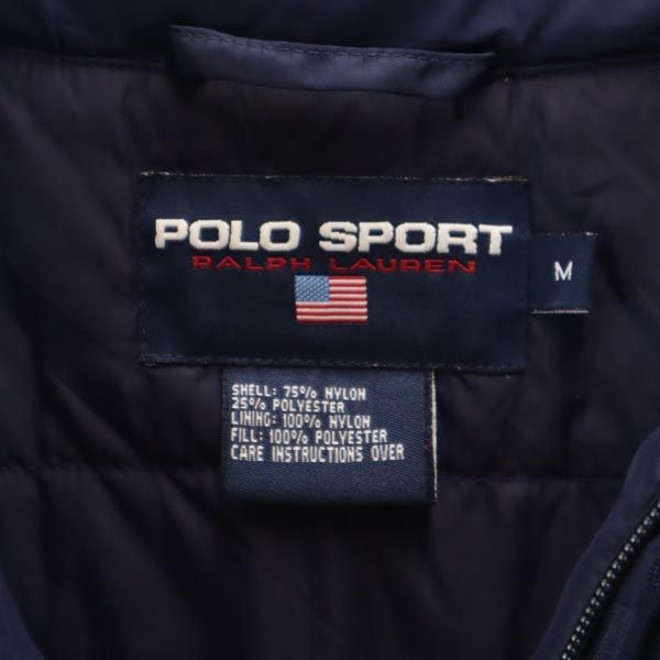 ポロスポーツ 90s オールド 中綿 ベスト M ネイビー POLO SPORTS メンズ