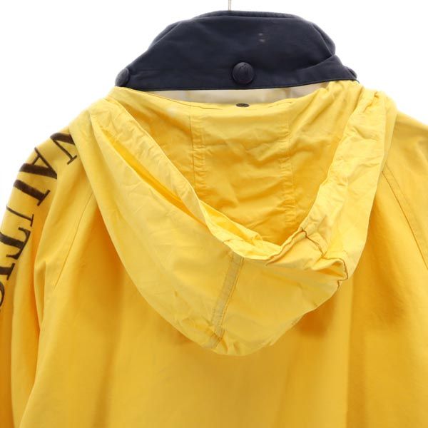 NAUTICA ノーティカ 90s オールド セーリング ジャケット XL イエロー フード メンズ