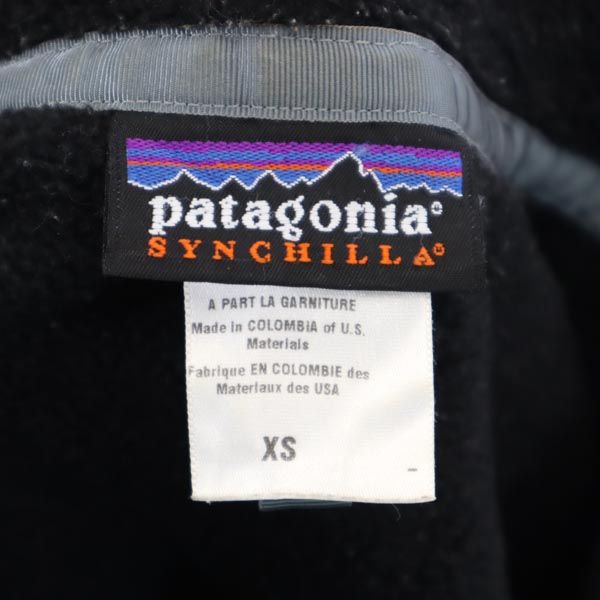 パタゴニア フリースジャケット XS ブラック patagonia プルオーバー アウトドア メンズ