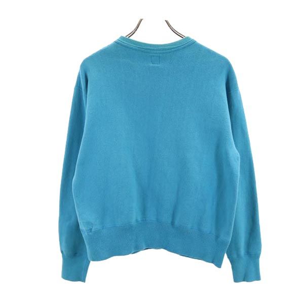 ヒューマンメイド 日本製 長袖 スウェット トレーナー S ブルー系 HUMAN MADE メンズ