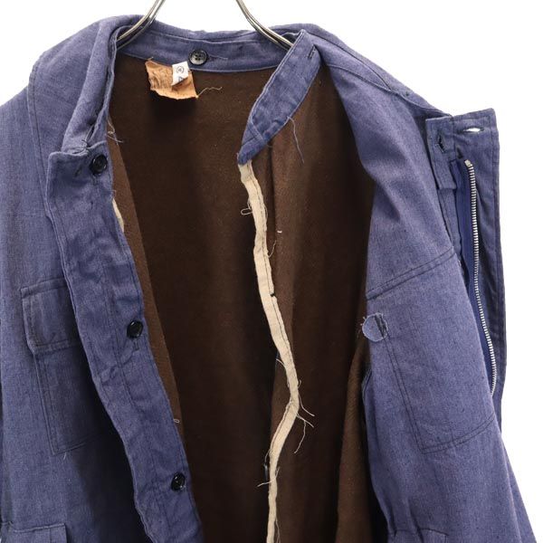 ユーロワーク 80s ヴィンテージ 2WAY ジャケット ネイビー EURO WORK ライナー付 メンズ