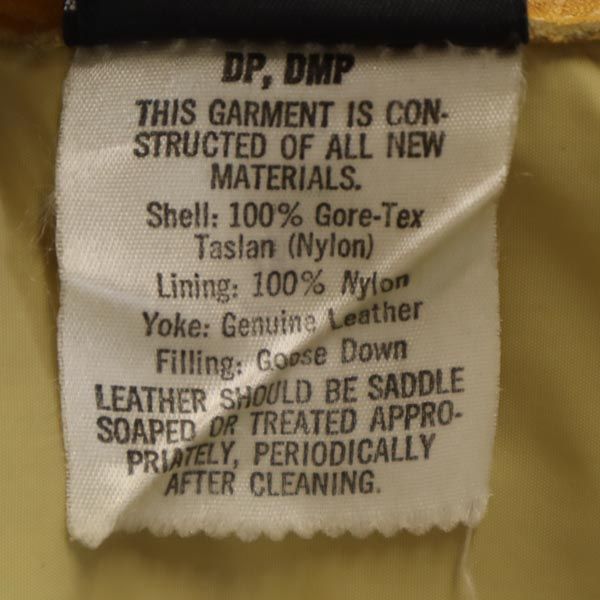 RockyMountain ロッキーマウンテン レザー切替えデザイン ゴアテックス レザー切替 ダウンジャケット 8/32 ベージュ メンズ