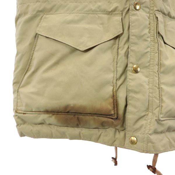 RockyMountain ロッキーマウンテン レザー切替えデザイン ゴアテックス レザー切替 ダウンジャケット 8/32 ベージュ メンズ