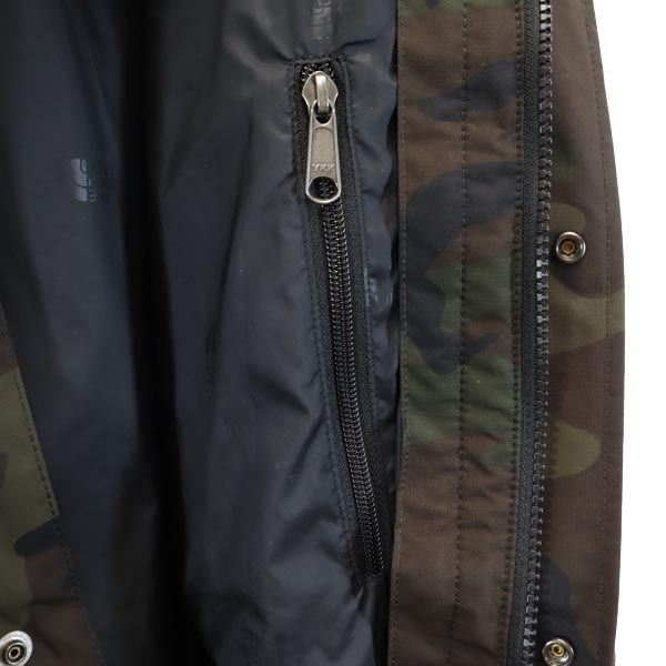 ノースフェイス NP61642R 迷彩柄 フィッシュテイルトリクライメイト ナイロンジャケット M カーキ THE NORTH FACE メンズ