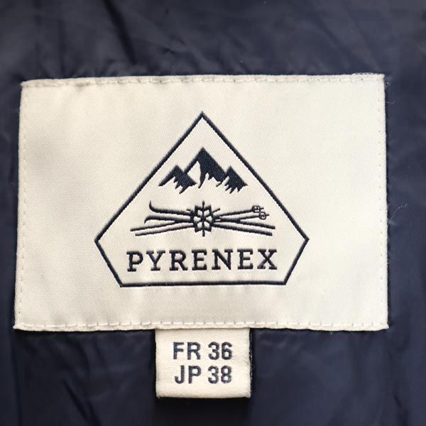 ピレネックス ダウンジャケット 38 ネイビー Pyrenex レディース
