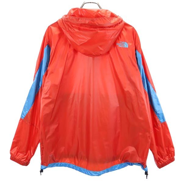THE NORTH FACE ノースフェイス NP22034 長袖 ハーフジップ アノラックパーカー L レッド系 ロゴ プルオーバー アウトドア メンズ