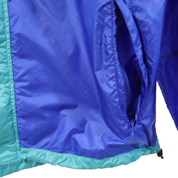 THE NORTH FACE ノースフェイス NP22033 長袖 ナイロンジャケット M ブルー系 ロゴ アウトドア メンズ