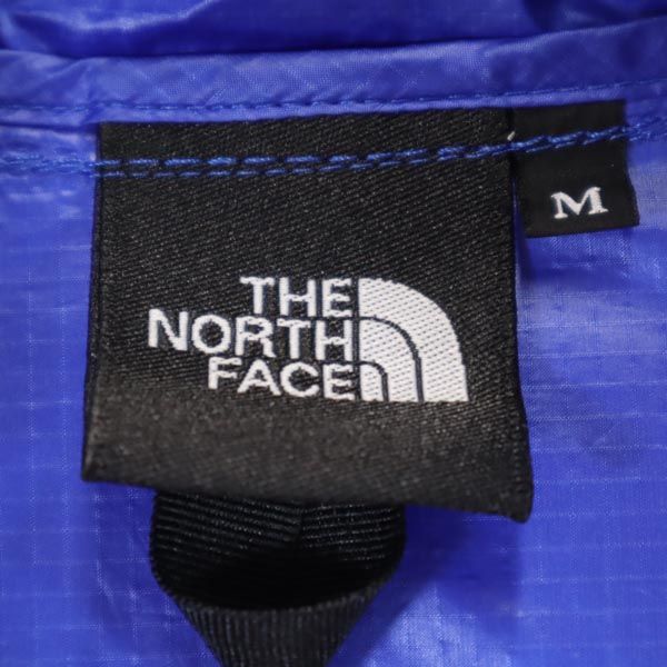 THE NORTH FACE ノースフェイス NP22033 長袖 ナイロンジャケット M ブルー系 ロゴ アウトドア メンズ