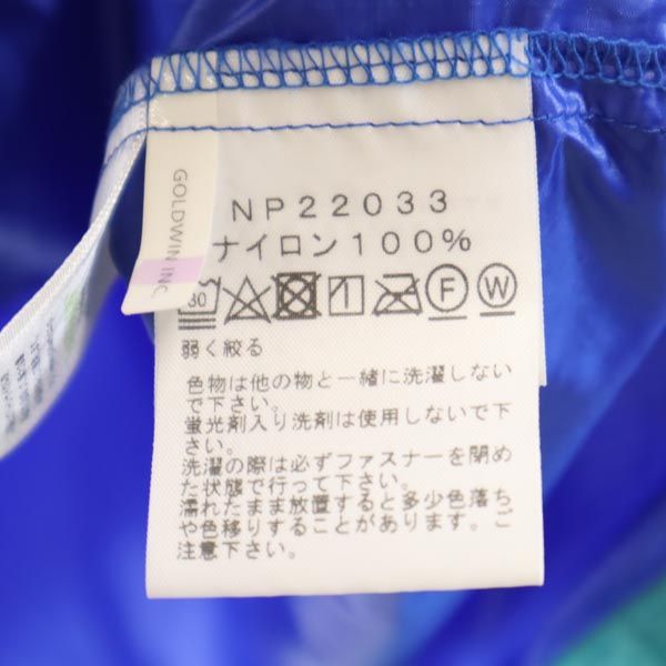 THE NORTH FACE ノースフェイス NP22033 長袖 ナイロンジャケット M ブルー系 ロゴ アウトドア メンズ
