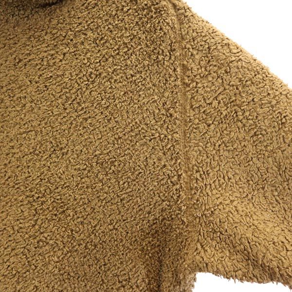 WILDTHINGS ワイルドシングス もこもこ タートルネック スウェット M ブラウン プルオーバー メンズ