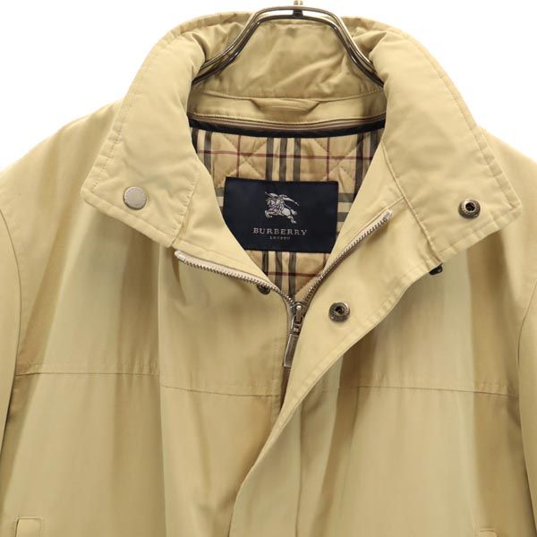 バーバリー 三陽商会 日本製 2WAY ステンカラーコート M ベージュ系 BURBERRY ライナー付き メンズ