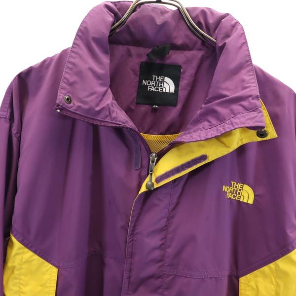 THE NORTH FACE ノースフェイス NP13500 マウンテンパーカー XL イエロー ロゴ刺繍 アウトドア メンズ
