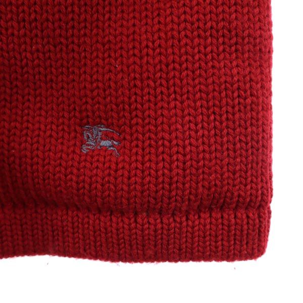 BURBERRY BLACK LABEL バーバリーブラックレーベル 三陽商会 ブルゾン ニットジャケット 2 レッド メンズ