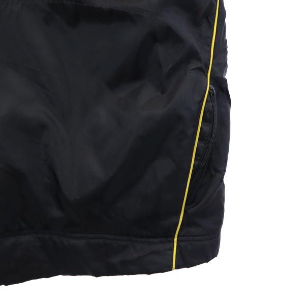 STARTER スターター バック 刺繍 IOWA アイオワ・ホークアイズ 中綿ジャケット XL ブラック TEAM ロゴ メンズ