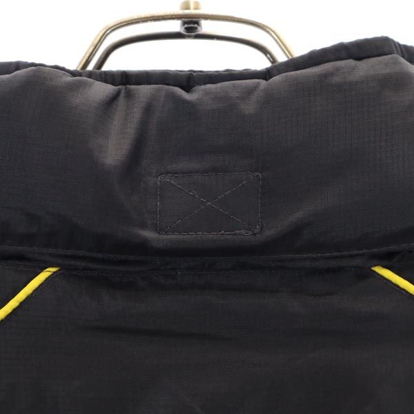 STARTER スターター バック 刺繍 IOWA アイオワ・ホークアイズ 中綿ジャケット XL ブラック TEAM ロゴ メンズ