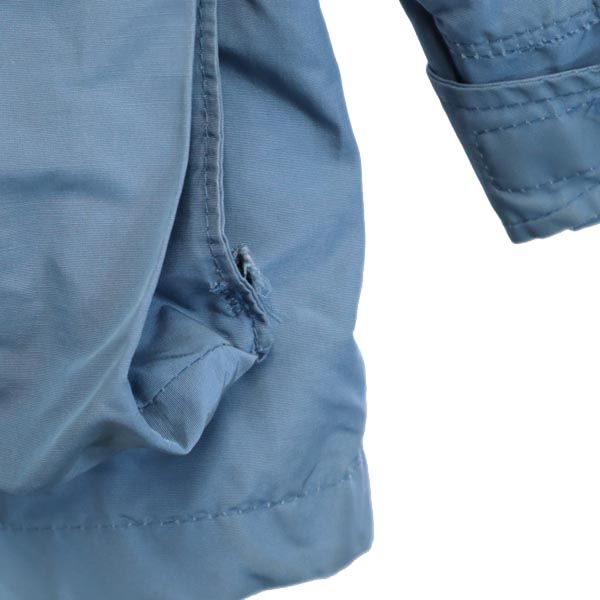 WOOLRICH ウールリッチ 70s ナイロンブレンド ヴィンテージ 長袖 フード ジャケット M ブルー系 裏チェック メンズ