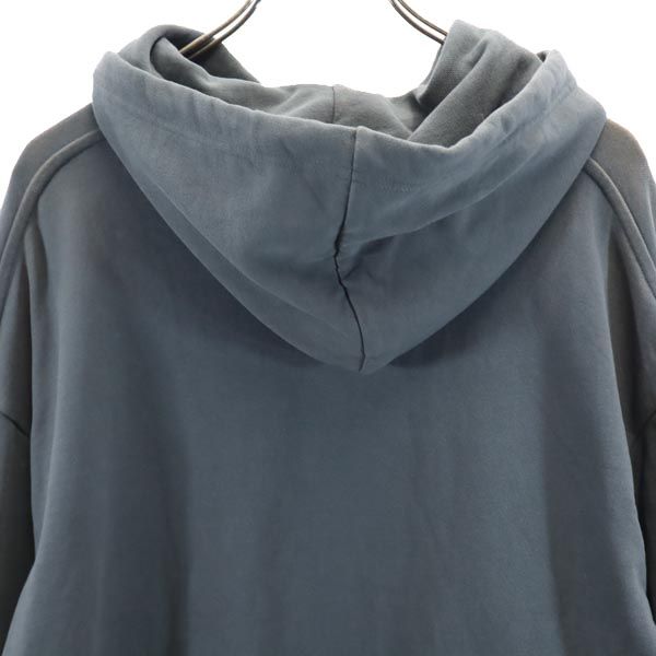 ラフシモンズ ポルトガル製 長袖 スウェットパーカー M グレー RAF SIMONS プルオーバー メンズ