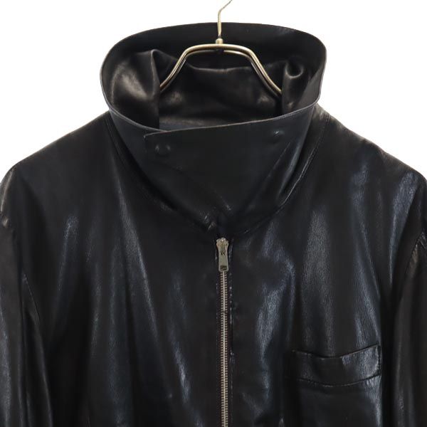 ポールスミス 羊革 レザージャケット ブラック Paul Smith メンズ