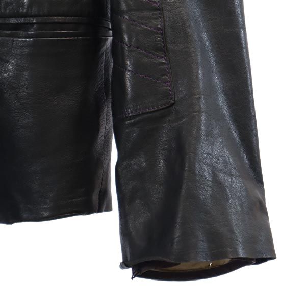 ポールスミス 羊革 レザージャケット ブラック Paul Smith メンズ