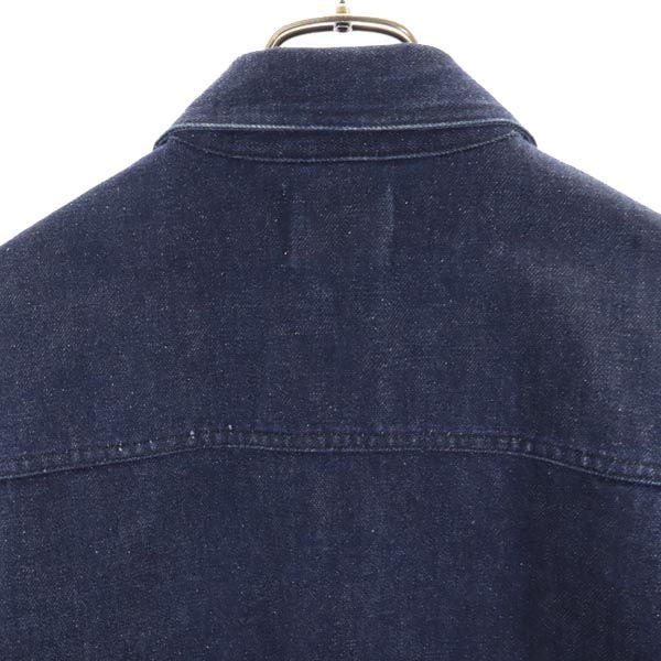 ポールスミスジーンズ 日本製 長袖 デニムシャツ L インディゴ Paul Smith JEANS メンズ