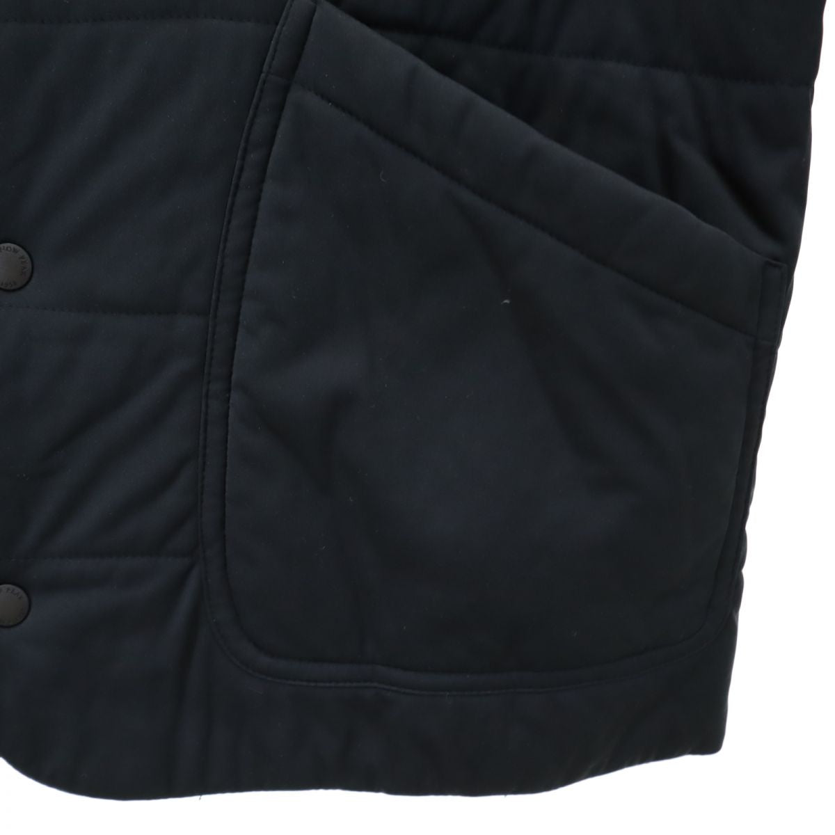 snowpeak スノーピーク ノーカラー 中綿ジャケット S ネイビー メンズ