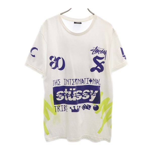 ステューシー ロゴ 半袖 Tシャツ M 白 STUSSY メンズ