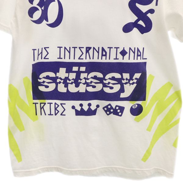 STUSSY ステューシー ロゴ 半袖 Tシャツ M 白 メンズ