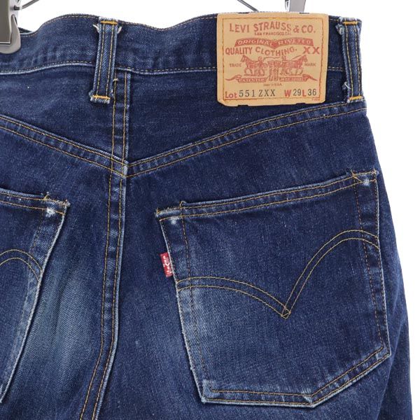 Levi's リーバイス 90s 551 ZXX バレンシア製 USA製 赤耳 ビッグE ストレートデニムパンツ w29 ジーパン メンズ