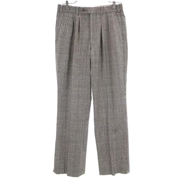 Burberrys バーバリーズ 80s 90s ヴィンテージ ウー チェック柄 スラックスパンツ 76 茶系 メンズ