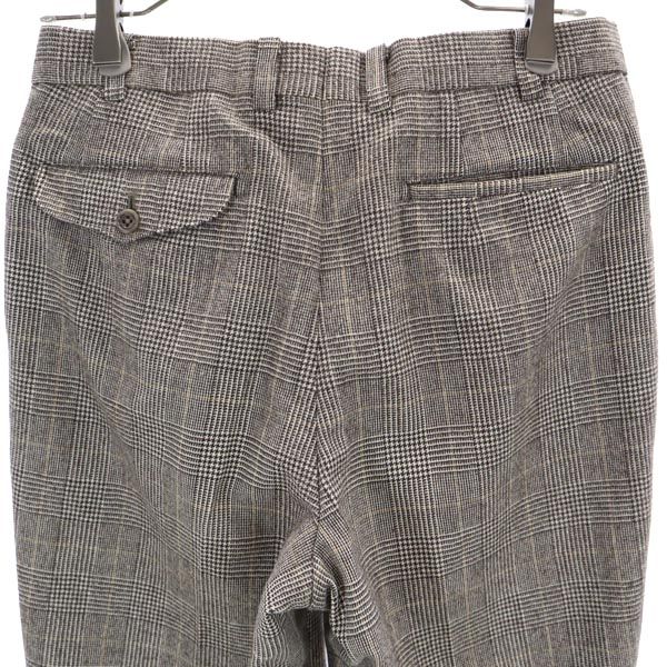 Burberrys バーバリーズ 80s 90s ヴィンテージ ウー チェック柄 スラックスパンツ 76 茶系 メンズ