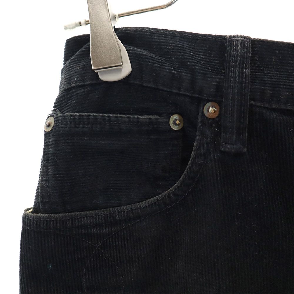 RRL ダブルアールエル USA製 コーデュロイパンツ W30 黒 RALPH LAUREN ボタンフライ メンズ