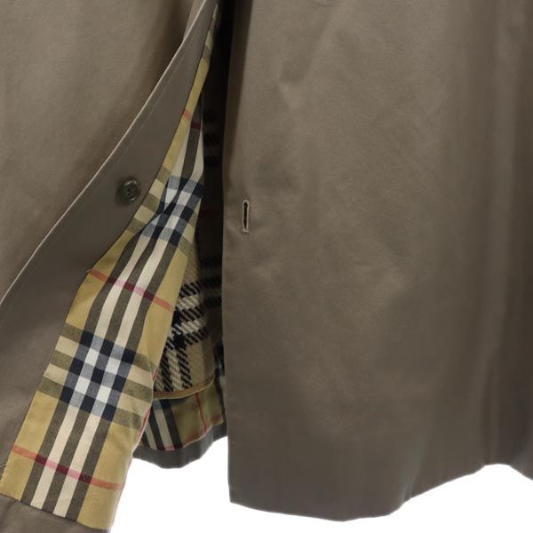 バーバリーズ 2WAY ステンカラーコート 茶系 Burberrys ライナー付き メンズ