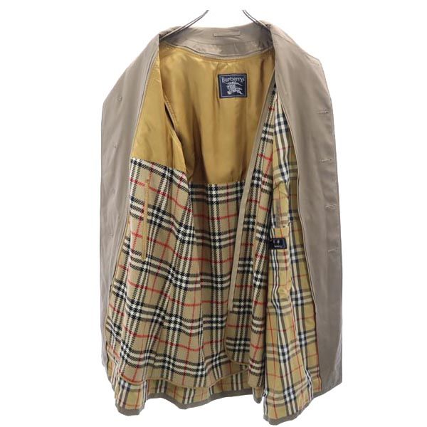 バーバリーズ 2WAY ステンカラーコート 茶系 Burberrys ライナー付き メンズ
