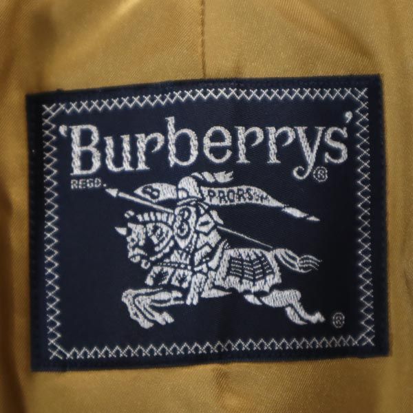 バーバリーズ 2WAY ステンカラーコート 茶系 Burberrys ライナー付き メンズ