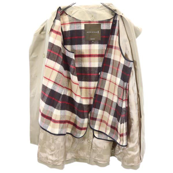 Mackintosh マッキントッシュ イギリス製 トレンチコート 32 ベージュ ライナー付き レディース