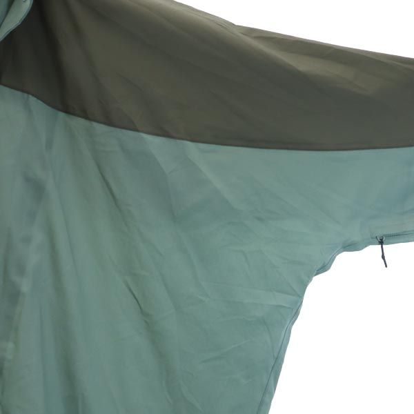 THE NORTH FACE ノースフェイス NP11931 アウトドア タグアン ポンチョ M カーキ系 収納袋付き 裏メッシュ レインコート メンズ