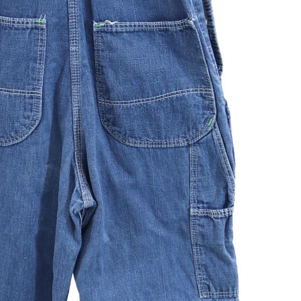 ワシントンディーシー 80s ヴィンテージ デニム オーバーオール w30 WASHINGTON DEE CEE ボタンフライ メンズ