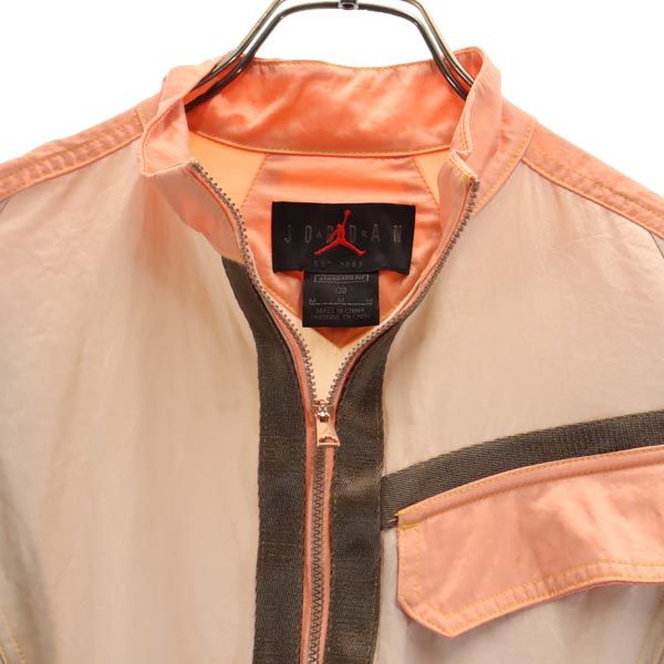 JORDAN NIKE ジョーダン ナイキ 長袖 つなぎ M オレンジ系 バスケ メンズ