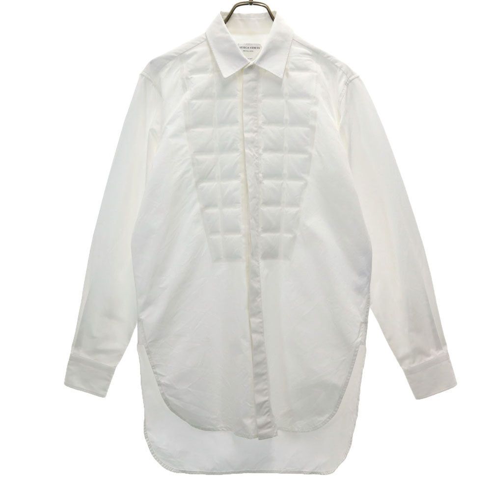 BOTTEGAVENETA ボッテガヴェネタ イタリア製 長袖 ロング シャツ 42 ホワイト メンズ