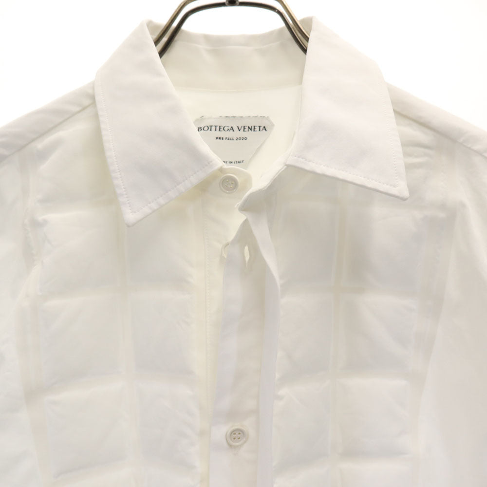 BOTTEGAVENETA ボッテガヴェネタ イタリア製 長袖 ロング シャツ 42 ホワイト メンズ