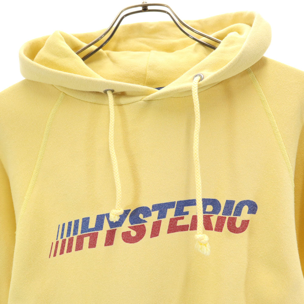 HYSTERIC ヒステリック 長袖 スウェットパーカー FREE イエロー レディース