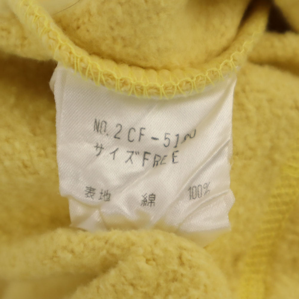 HYSTERIC ヒステリック 長袖 スウェットパーカー FREE イエロー レディース