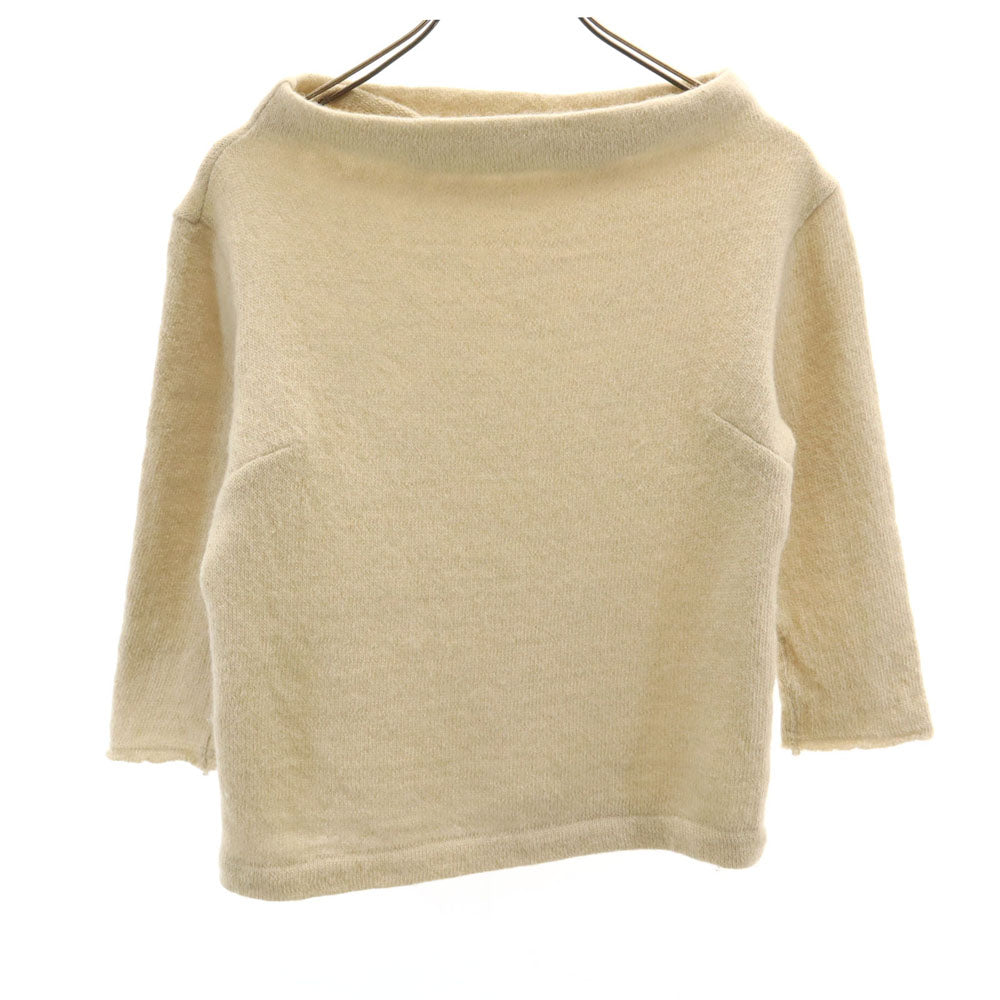 Y's ワイズ ヨウジヤマモト 5分袖 セーター 3 ベージュ系 YOHJI YAMAMOTO  ニット レディース