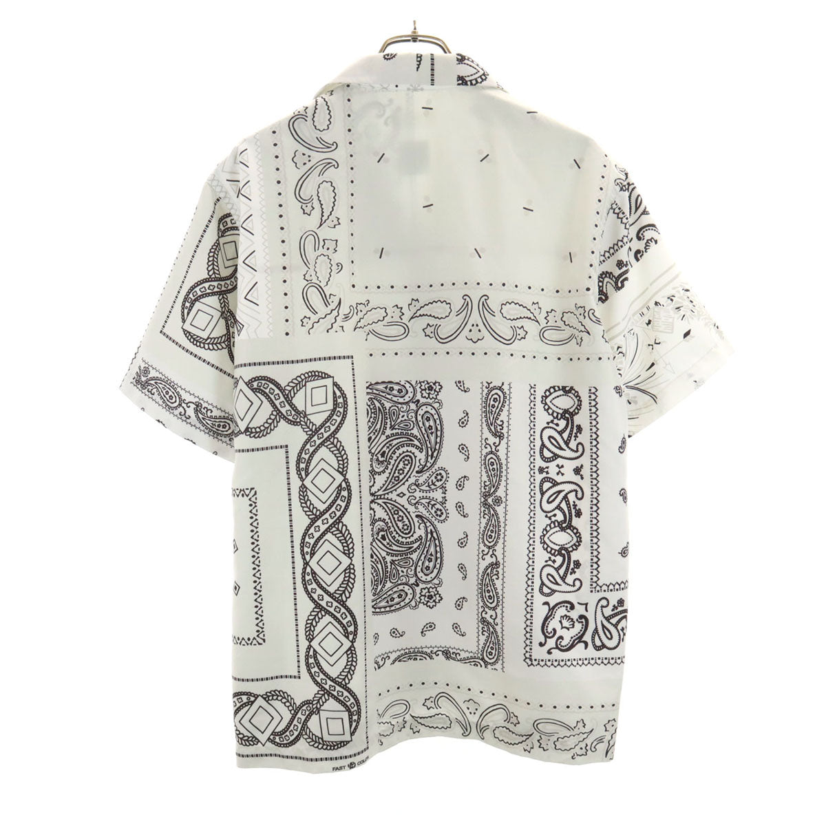 SOME_ 半袖 オープンカラーシャツ L ホワイト メンズ