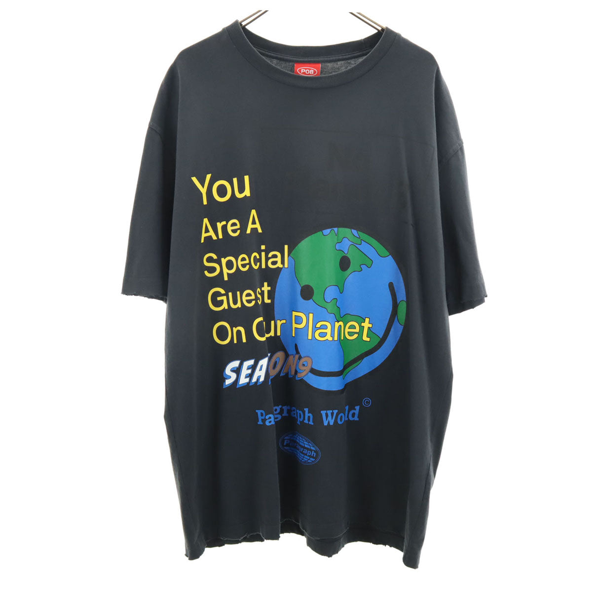 PARAGRAPH パラグラフ 半袖 Tシャツ 3 ダークグレー メンズ