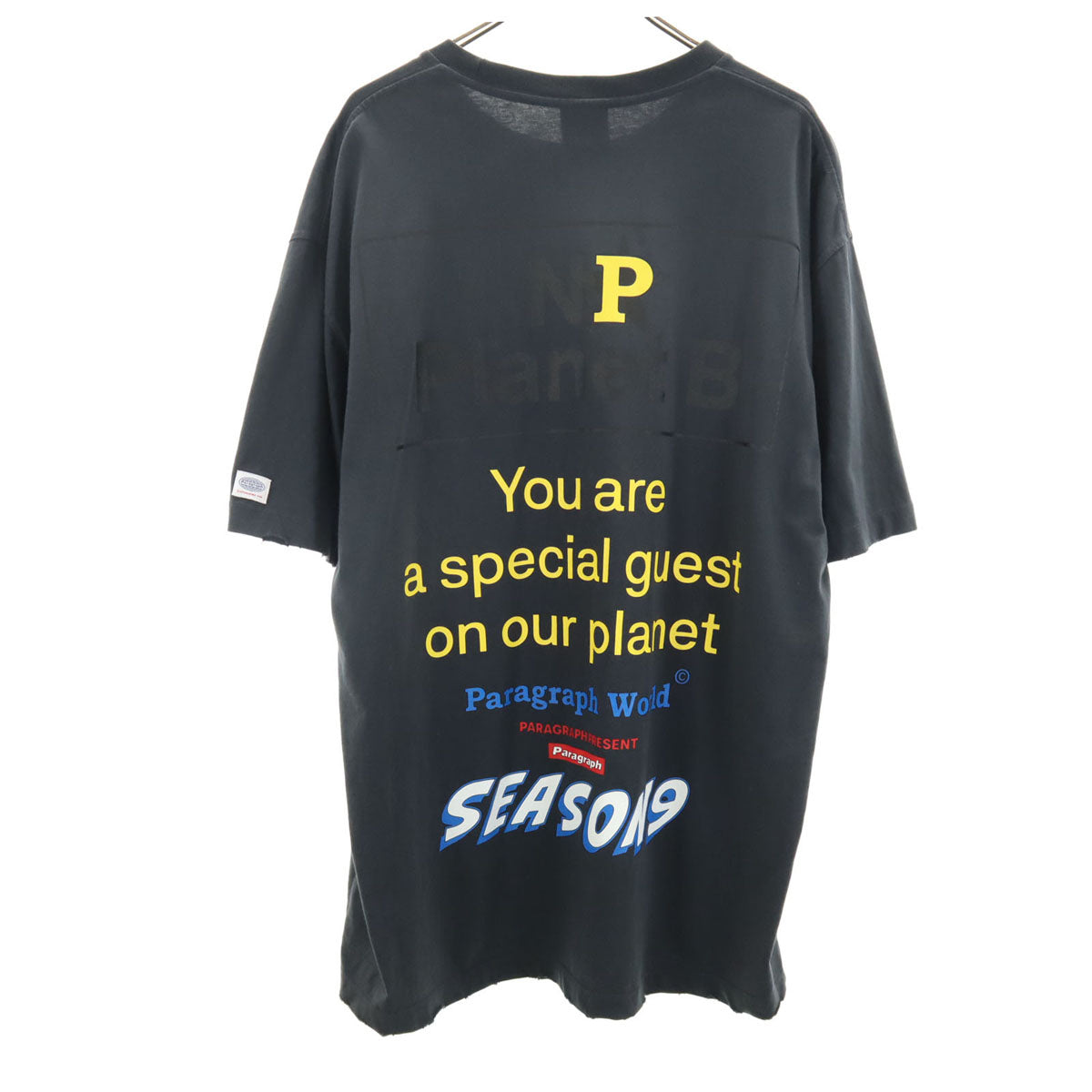 PARAGRAPH パラグラフ 半袖 Tシャツ 3 ダークグレー メンズ