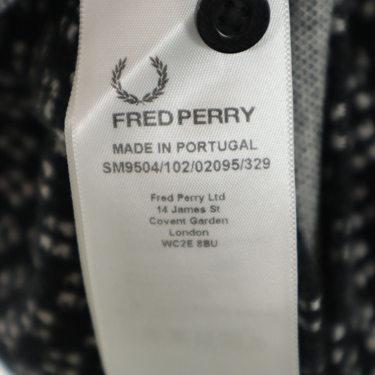 RAF SIMONS ラフシモンズ フレッドペリー コラボ 半袖 ポロシャツ 36 ブラック FRED PERRY メンズ