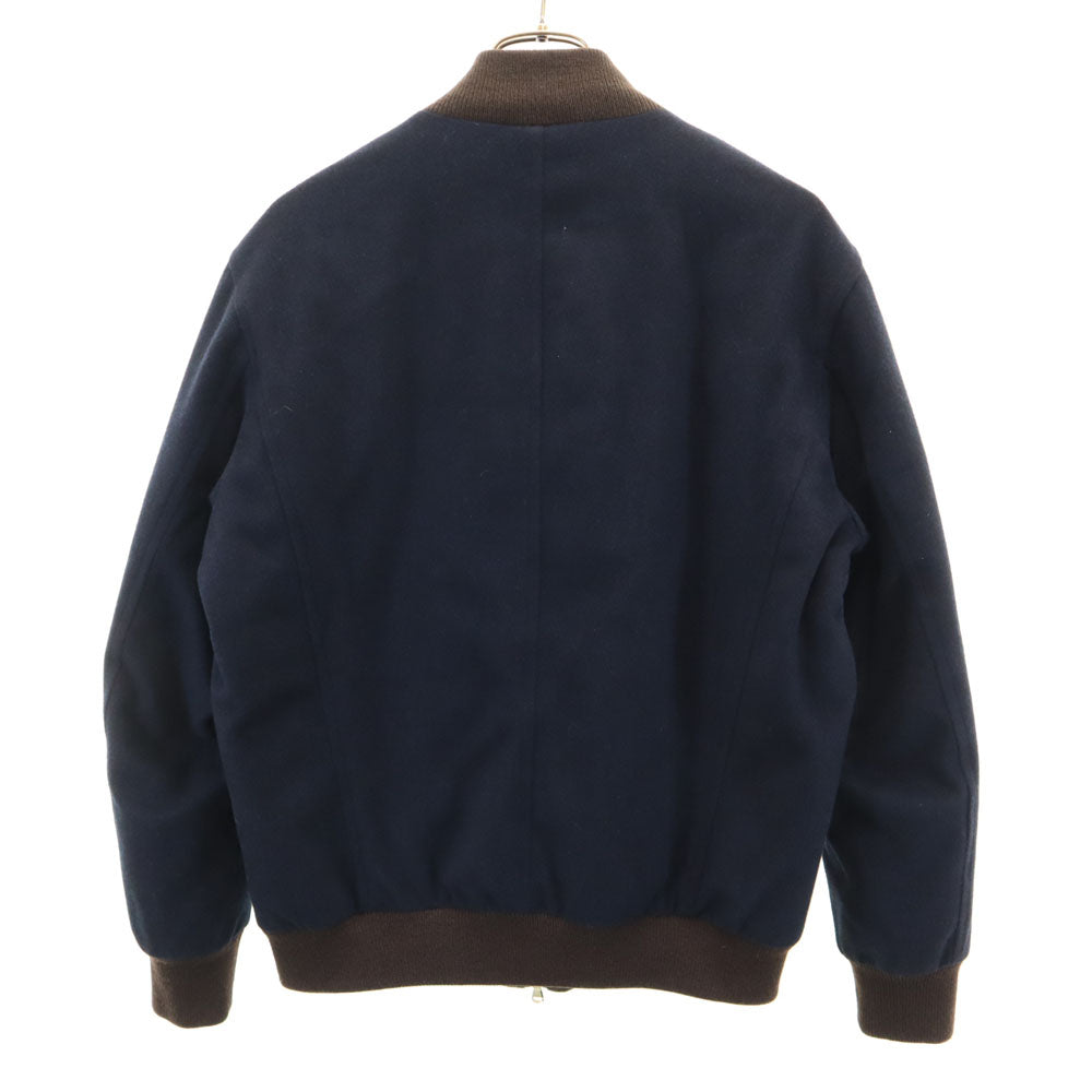 BARBA バルバ イタリア製 ウール スポーツジャケット 48 ネイビー メンズ
