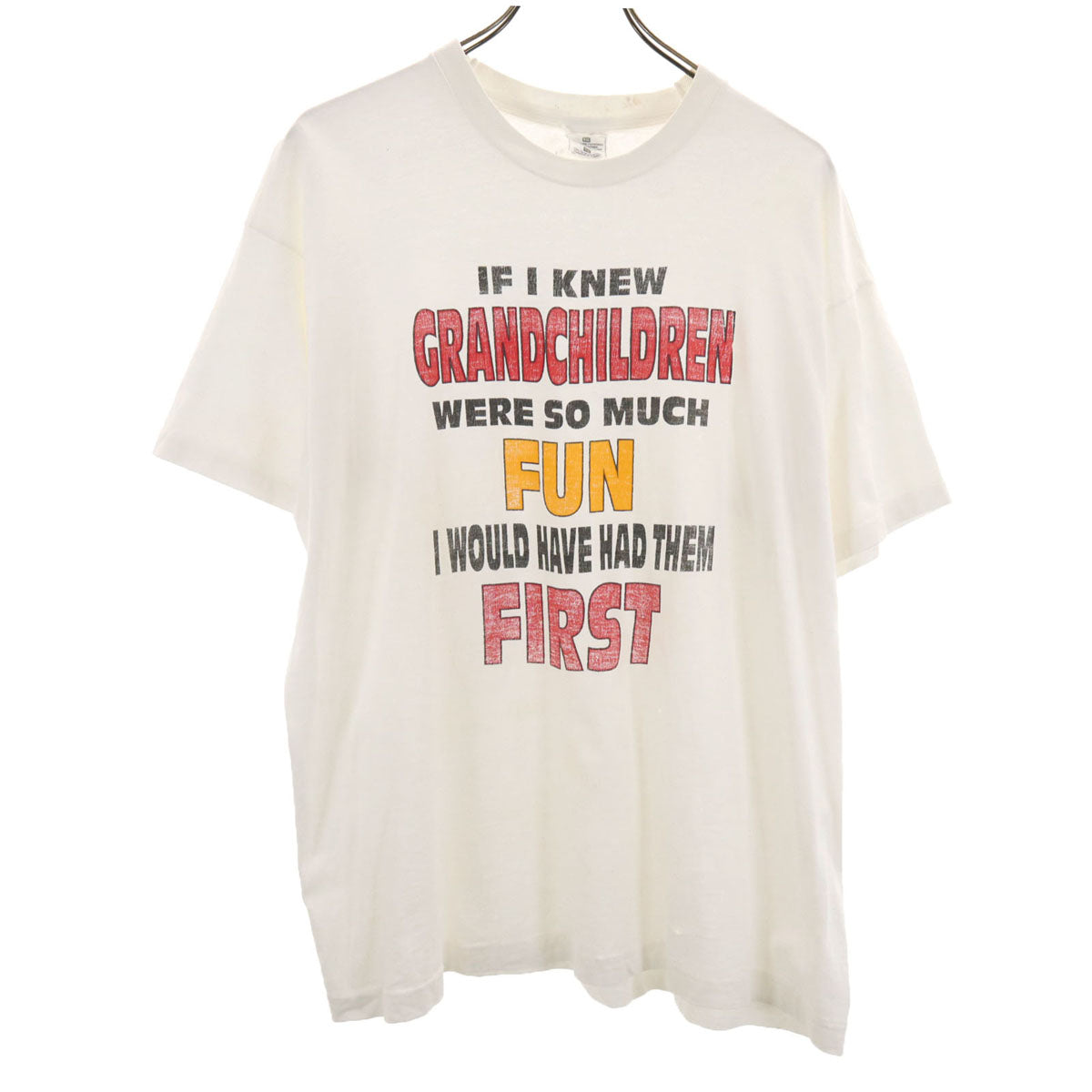 90s オールド カナダ製 半袖 Tシャツ ホワイト シングルステッチ メンズ