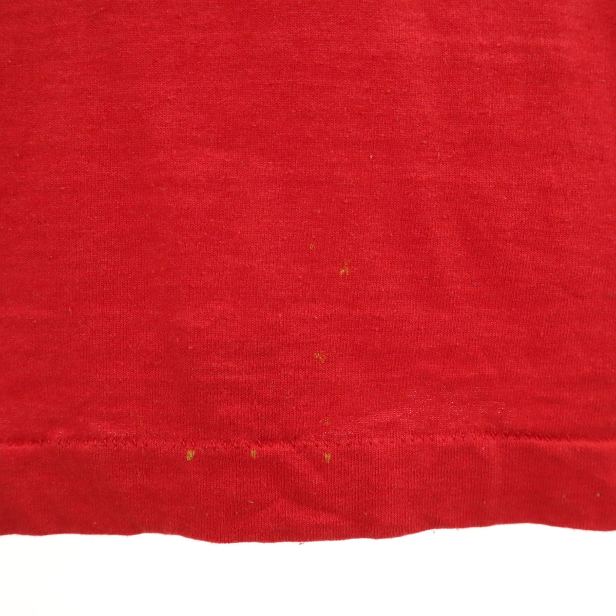 90s オールド 半袖 Tシャツ レッド シングルステッチ メンズ